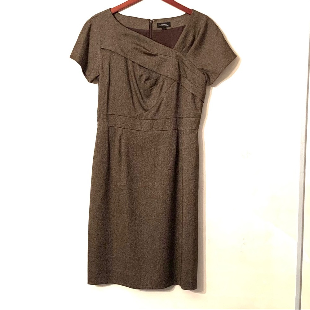 TAHARI ASL TAUPE DRESS